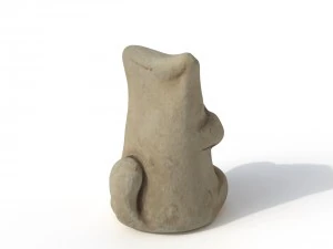 statuette cat 3D Model