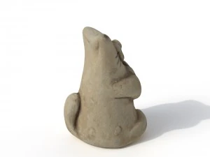 statuette cat 3D Model