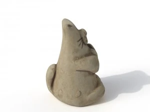 statuette cat 3D Model