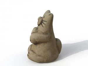 statuette cat 3D Model