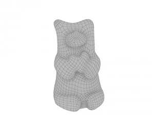 statuette cat 3D Model