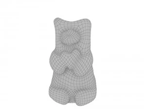 statuette cat 3D Model