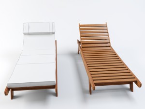 beach set 3D मॉडल