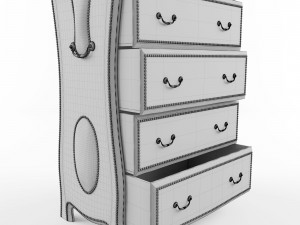 commode chevalier 4-1 3d model Model 3D