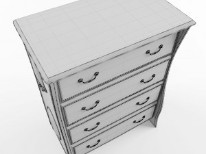 commode chevalier 4-1 3d model Model 3D