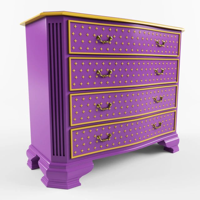 commode deco home 3d model 3D Model .c4d .max .obj .3ds .fbx .stl .blend 