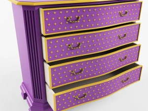 commode deco home 3d model 3D Model