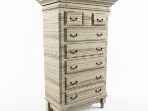 commode ivory 3d model Modelo 3D