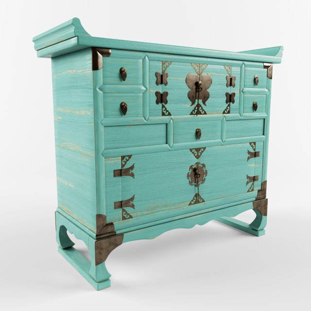 commode kitai 3d model Modelo 3D .c4d .max .obj .3ds .fbx .stl .blend 