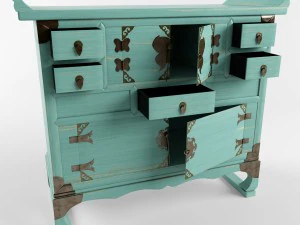 commode kitai 3d model 3D Model
