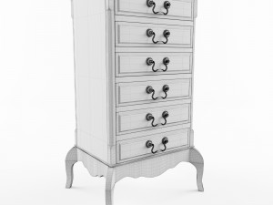 commode leontine 3d model 3D Model