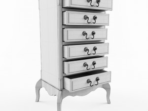 commode leontine 3d model 3D Model