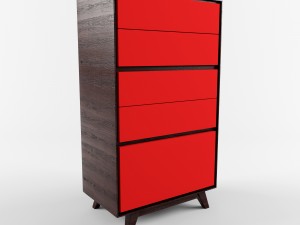 commode parma low-poly 3d model 3D Model