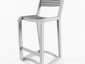 bar chair degerfors vr - ar - low-poly 3d model 3D Model