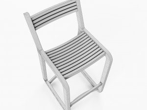 bar chair degerfors vr - ar - low-poly 3d model 3D Model