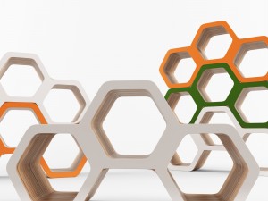 shelf bergs vr - ar - low-poly 3d model Modelo 3D