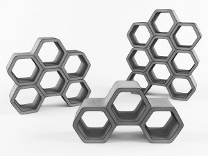 shelf bergs vr - ar - low-poly 3d model Modelo 3D
