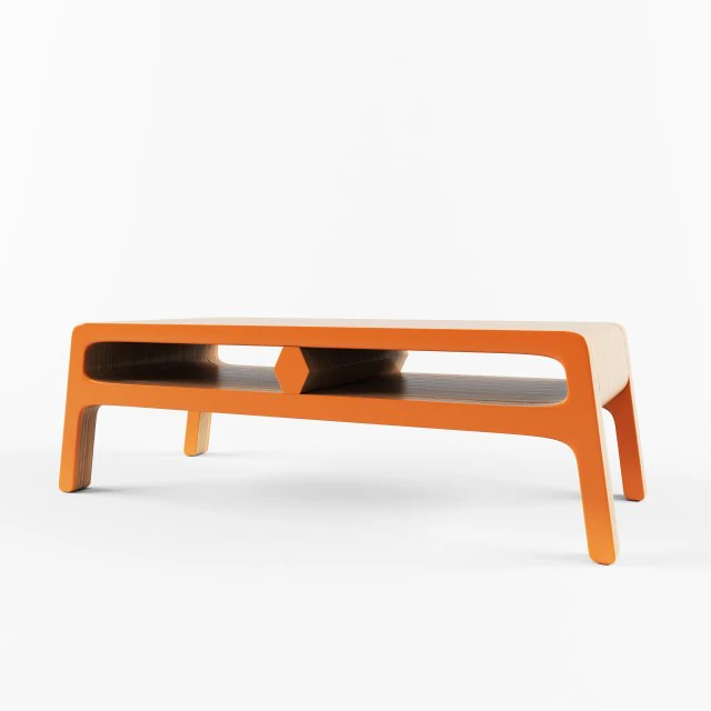 coffee table monsteras vr - ar - low-poly 3d model 3D Model .c4d .max .obj .3ds .fbx .stl .blend 