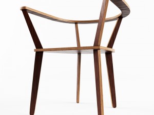 chair enkopings vr - ar - low-poly 3d model 3D Model