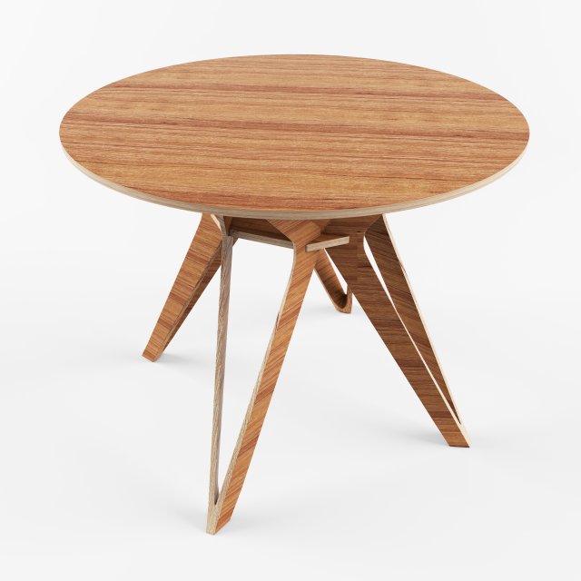 table hagfors vr - ar - low-poly 3d model 3D Model .c4d .max .obj .3ds .fbx .stl .blend