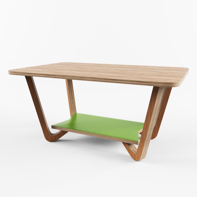 table lulea vr - ar - low-poly 3d model Modello 3D .c4d .max .obj .3ds .fbx .stl .blend