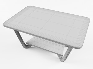 table lulea vr - ar - low-poly 3d model Modello 3D