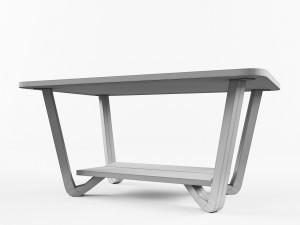 table lulea vr - ar - low-poly 3d model Modello 3D