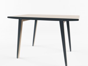 table monsteras vr - ar - low-poly 3d model 3D Model