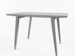 table monsteras vr - ar - low-poly 3d model 3D Model
