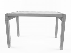 table monsteras runda vr - ar - low-poly 3d model 3D Modell