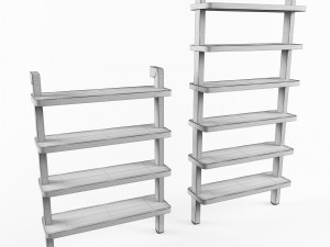 shelf sorsele vr - ar - low-poly 3d model Model 3D