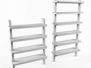 shelf sorsele vr - ar - low-poly 3d model Model 3D