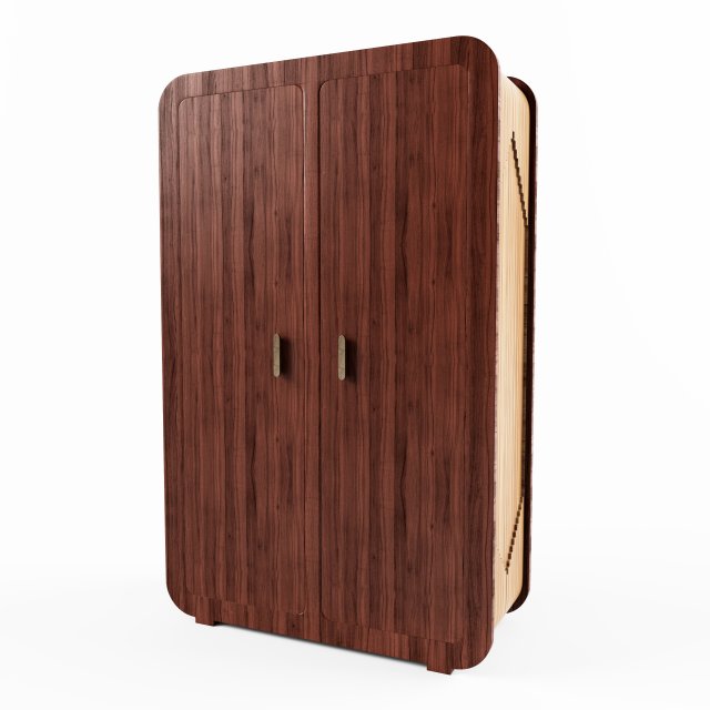 wardrobe varnamo d vr - ar - low-poly 3d model Modelo 3D .c4d .max .obj .3ds .fbx .stl .blend 