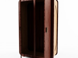 wardrobe varnamo d vr - ar - low-poly 3d model Modelo 3D