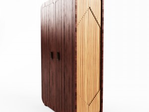 wardrobe varnamo d vr - ar - low-poly 3d model Modelo 3D