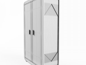 wardrobe varnamo d vr - ar - low-poly 3d model Modelo 3D