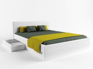 bed city 3d model Model 3D