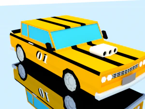 10 racing cars 3D Model
