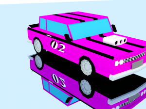 10 racing cars Modello 3D