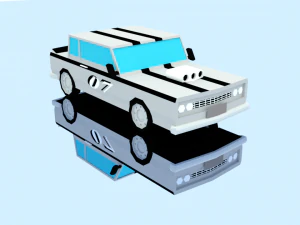 10 racing cars 3D Model