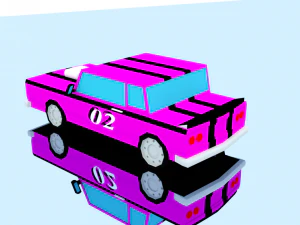 10 racing cars 3D Model