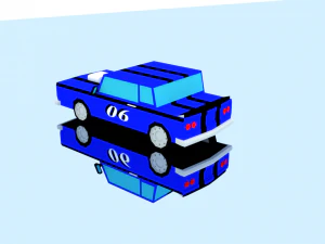 10 racing cars 3D Model