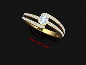 ring diamond 3D Model