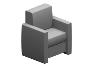 armchair Modello 3D