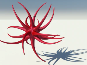 criatura que parece v&iacute;rus Modelo 3D