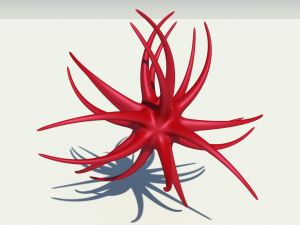 virus looking creature Model 3D
