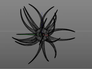 virus looking creature 3D Model