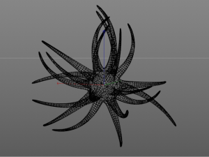 virus looking creature Model 3D