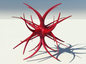 criatura que parece vírus v2 Modelo 3D