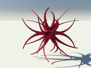 virus looking creature v2 3D-Modell